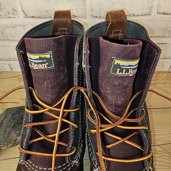 Womens Colorblock Bean Boot Limited Edition 8" - Picture 6 of 9